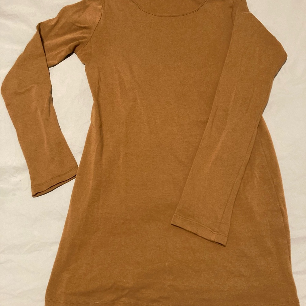 Una Pluma Long Sleeve Mini Dress - Picture 4 of 8